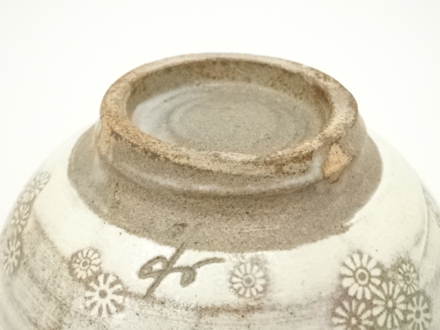 道具 ] - 道具 釜石陶房 松南 申相浩造 高麗花三島茶碗（共箱